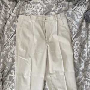Greg Norman Collection Men's Cream Chinos